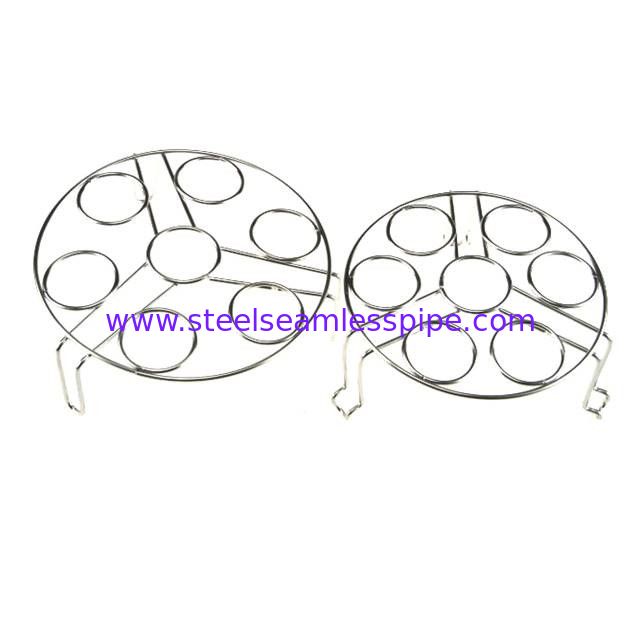 Kitchen Stainless Steel Egg Steamer Rack For Cooker Pot 304 Grade Eco - Friendly