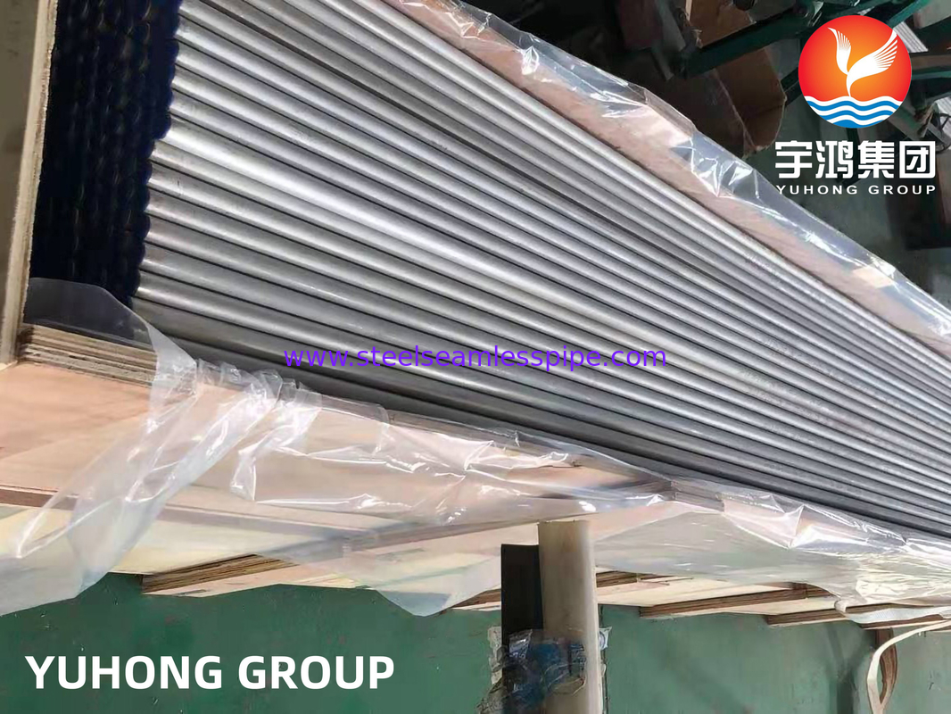 Stainless Steel Seamless Tube GOST 9941-91, DIN 17456 , DIN 17458, EN10216-5, ASME SA213 Pickled and Annealed Plain End