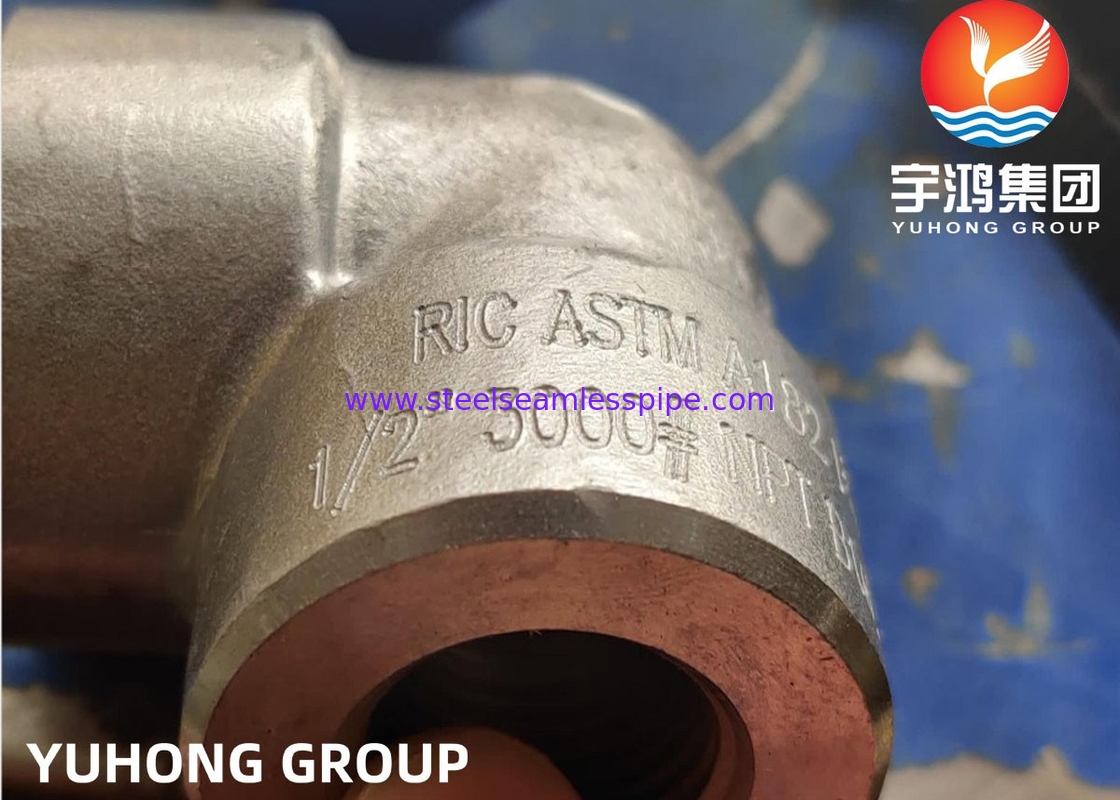 FORGED 90 DEG SOCKET WELD ELBOW DIMENSIONS   NPS 1/2 to 4 ASTM A182 F53
