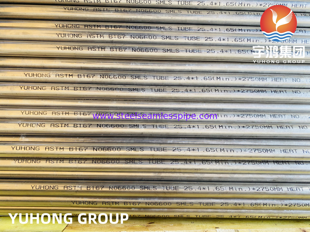 ASTM B167 Inconel 600  (UNS 06600) Seamless Nickel Alloy Pipe For Plant ,Anticorrosion Material