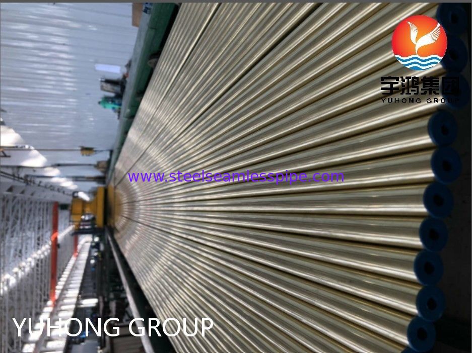 ASTM B111 C44300 O61 Seamless Copper Tube Brass Copper Round Tube for Heat Exchanger Applications