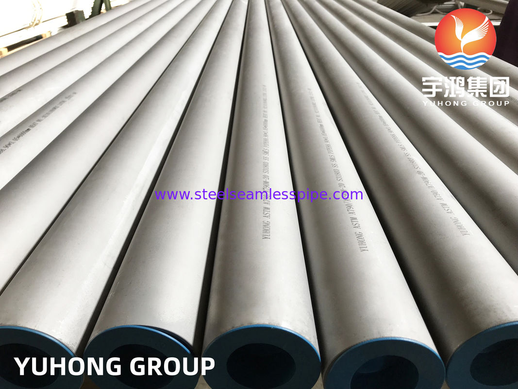 ASTM A790 Duplex 2205 Seamless Pipe with Chloride & Stress Corrosion Cracking Resistance and Ferrite-Austenite Microstructure in Solution Annealed Condition