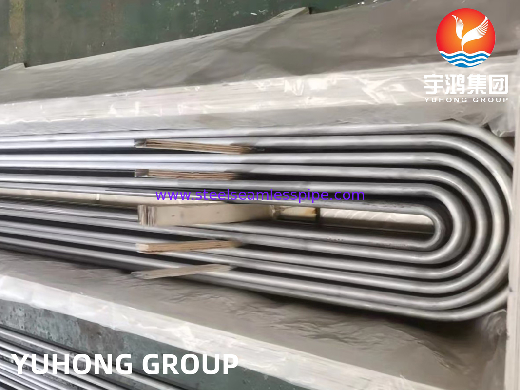 ASTM A213/ASME SA213 TP444 SEAMLESS STAINLESS STEEL U BEND HEAT