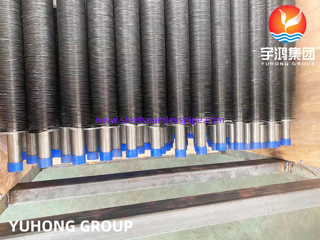 NICKEL ALLOY FINNED TUBE EMBEDDED G-FIN TYPE SB163 MONEL 400
