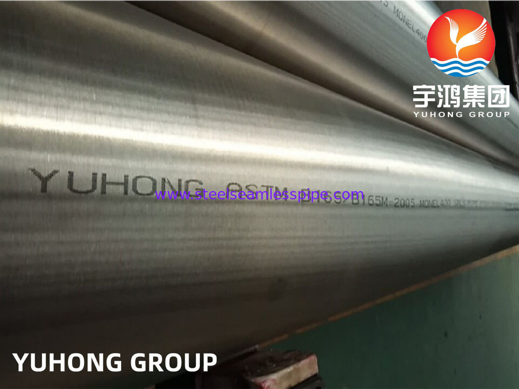 ASTM B165 Monel 400 Seamless Pipe Nickel Alloy Pipe Corrosion Resistant High Temperature Strength for Marine Engineering