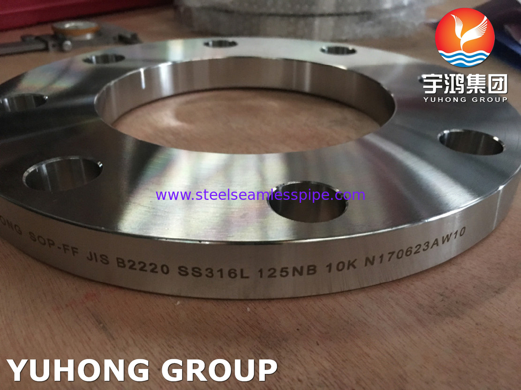 SLIP ON FLANGE F316L FOR SHIPYARD JIS B2220 SOP-FF FLANGE  DIN2573 DIN2576 SOFF FLANGE PN6 PN10 PN16 —— 15 DAYS DELIVERY