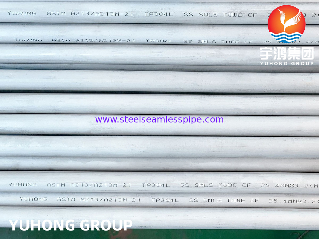 ASTM A213 TP304 / 304L STAINLESS STEEL HEAT EXCHANGER BOILER TUBE PICKLED&amp;ANNEALED