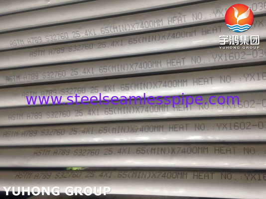 ASTM A789/ASME SA789 S32760/1.4501 SUPER DUPLEX STAINLESS STEEL TUBE