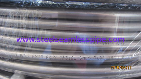 JIS G3469 G3463  STAINLESS STEEL SEAMLESS COIL TUBE , 10MM  X 1MM X 100M