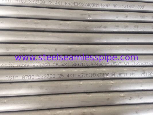 ASTM A789 S32760 SUPER DUPLEX STAINLESS STEEL SEAMLESS TUBE