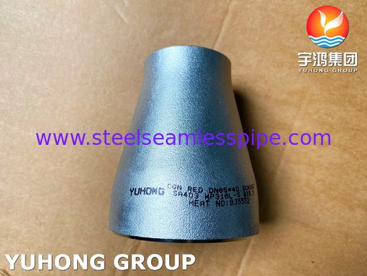 A403 WP316L Concentric Reducer Stainless Steel Butt Weld Fitting Piping Systems