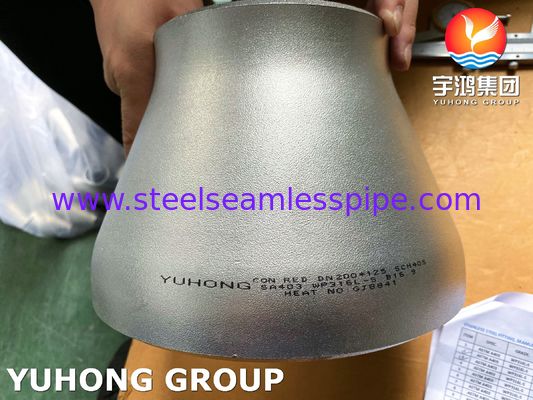 A403 WP316L Concentric Reducer Stainless Steel Butt Weld Fitting Piping Systems