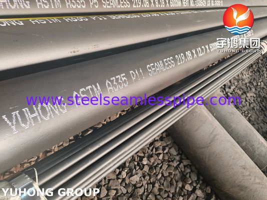 A335 P11 Ferritic Alloy-Steel Seamless Pipe, Hot-Finished and Good Weldability, For Steam Lines And Boilers