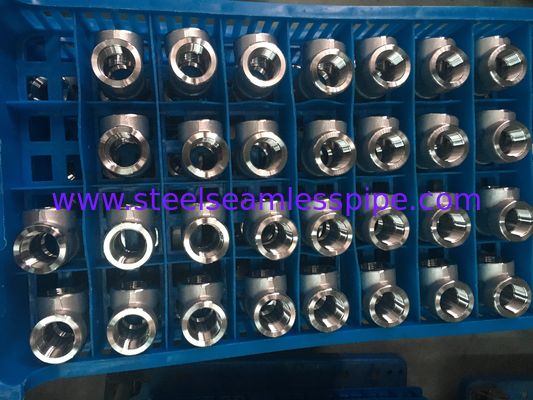 Stainless Steel Forged Fitting , A182 F304L , F316L , ASME B16.11,NPT,SW , 90°ELOW , 3000# , 6000# , 1/2"