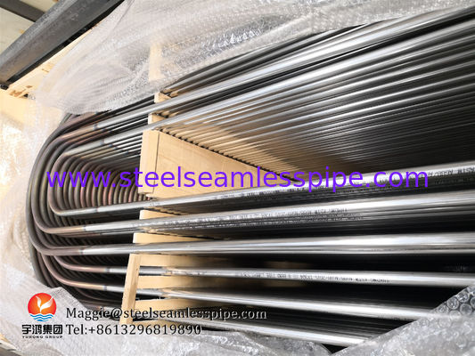 Welded U Bend Stainless Steel Tube Bright Annealed Finish ASTM A688/SA688