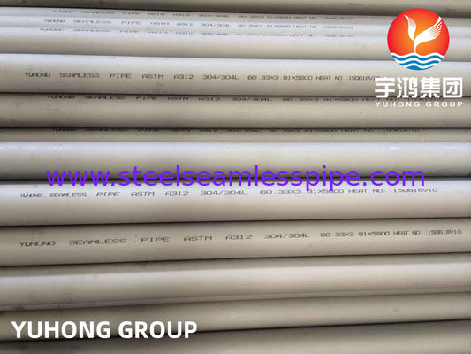ASTM A312 TP304/304L 1.4301/1.4307 Stainless Steel Seamless Pipe
