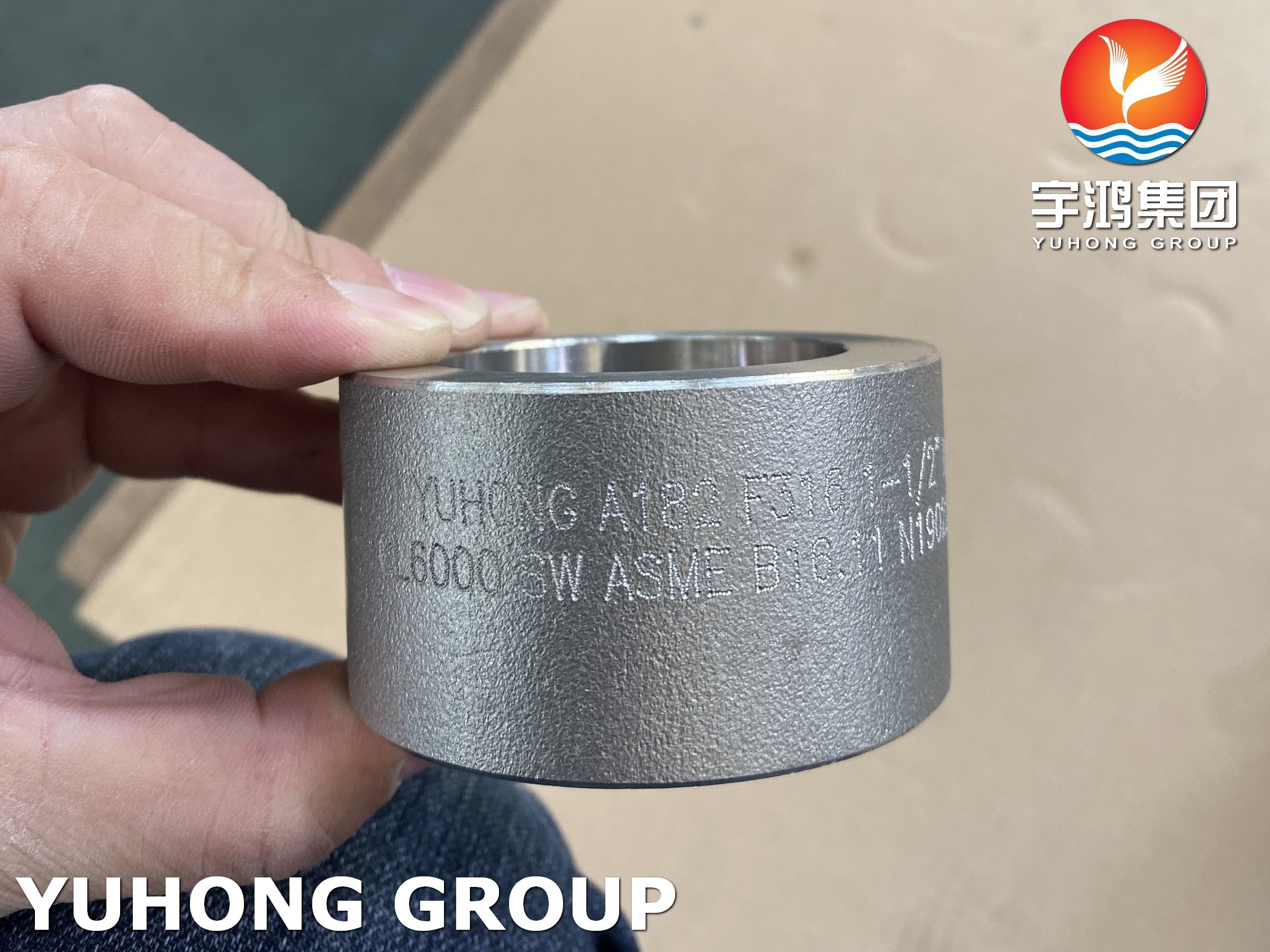 ASTM A182 F316 Coupling Forged Fitting B16.11 Oil Gas Cooling Water System