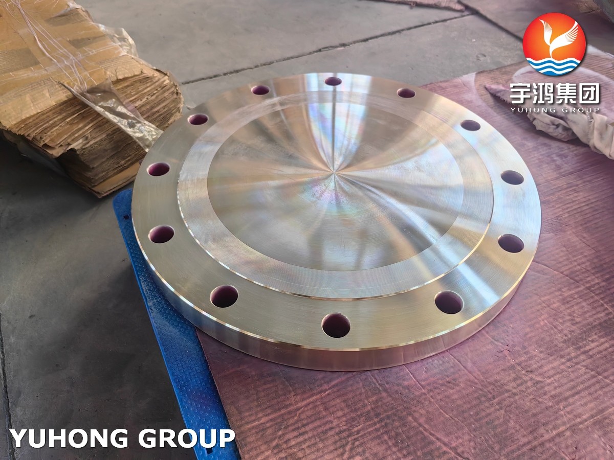 ASTM B283 UNS C70620 Copper Nickel Alloy Flange Forged Blind Flange BLRF