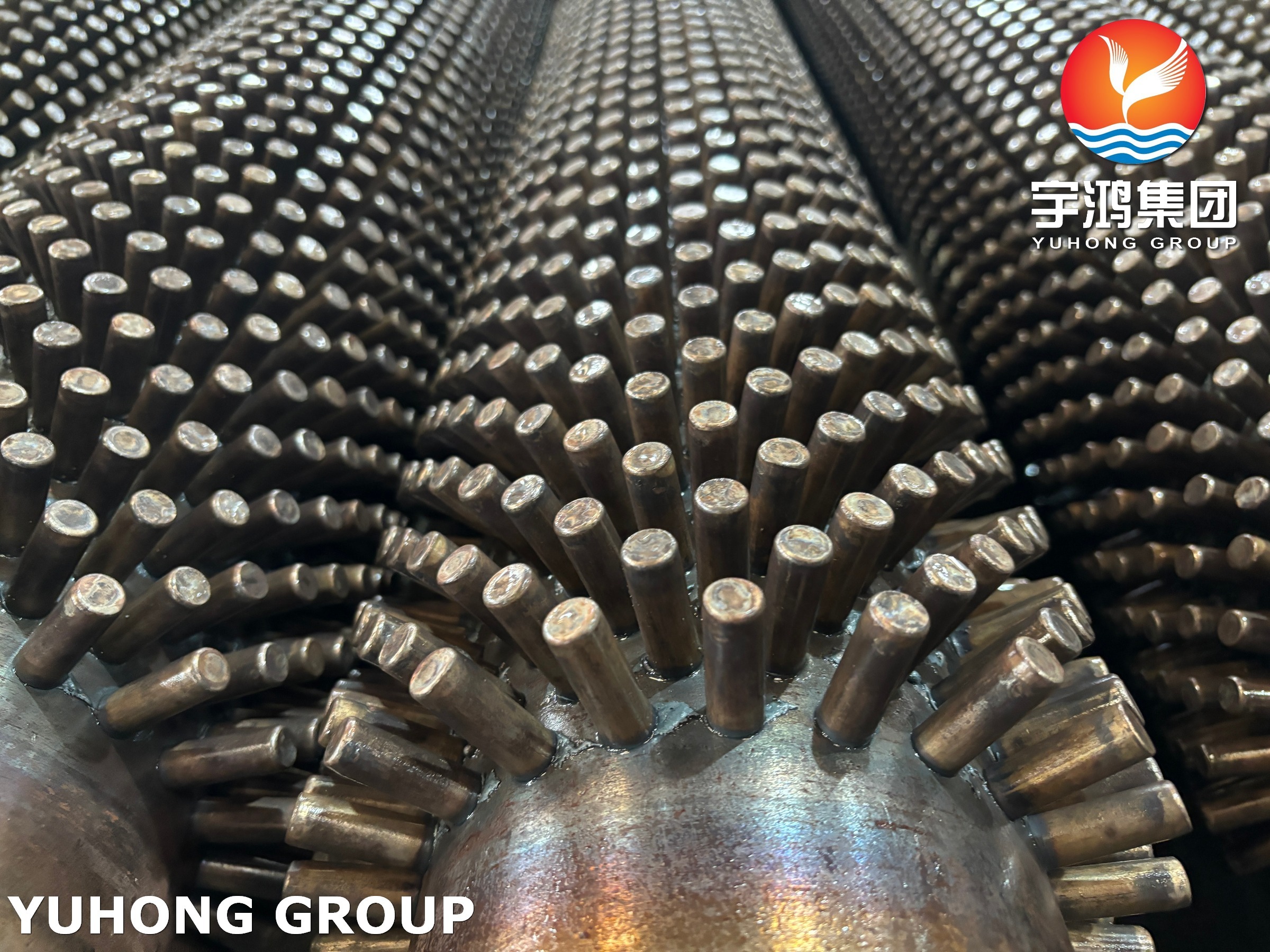 ASTM A106 GR.B Carbon Steel Studded Fin Tube For Economizers and ...