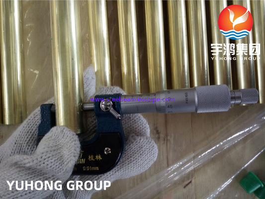ASTM B111 /ASME SB111 C44300 Seamless Brass Tube For Boiler for Oil and Gas Application