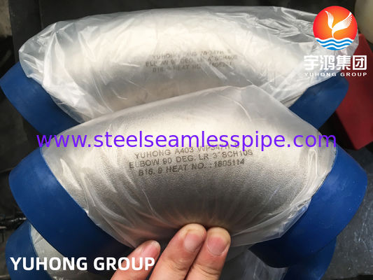 ASTM A403 WP347H-S 90° Long Radius Elbow Butt Weld Fitting for Elevated-Temperature Process Piping