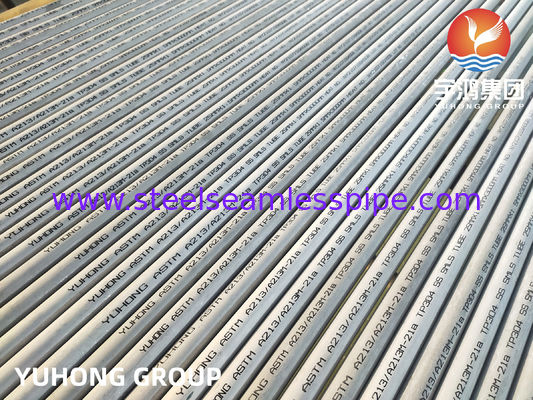 ASTM A213 TP304 Stainless Steel Seamless Tube Pickled & Annealed for Heat Exchanger and Boiler