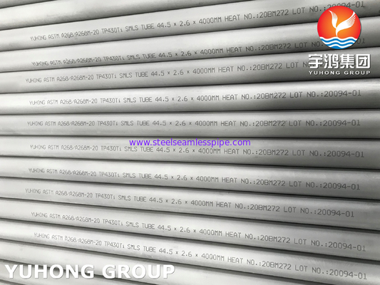 ASTM A268 TP430Ti / UNS S43036 / 1.4510 Stainless Steel Seamless Tube