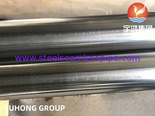 ASTM B729 UNS N08020 Alloy 20 Seamless Pipe for Chemical Process Equipment