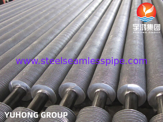 ASTM A179 Carbon Steel Seamless Tube  with  Aluminum ASTM B221 6063 (1060),  Extruded Fin Tube