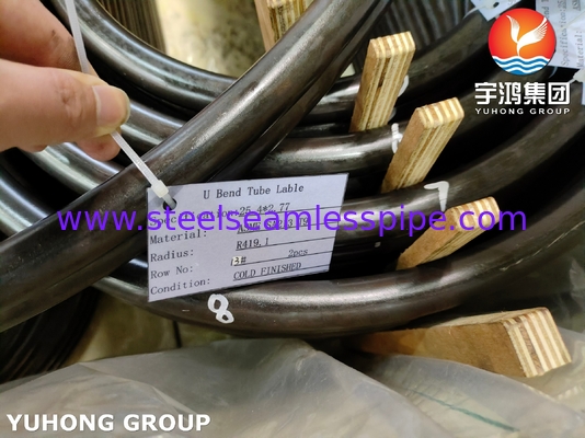 Alloy Steel Seamless Tube Heat Exchanger U Bend Tube ASTM A213 ASME SA213 T9 For Boiler Condenser