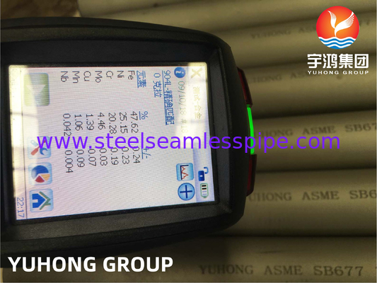 ASME SB677 TP904L Nickel Alloy Pipe for Industrial Application