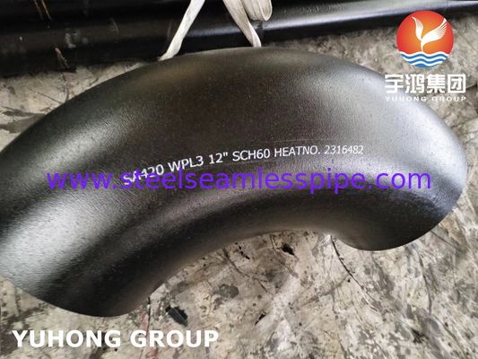 ASTM A420 WPL3 Low Temperature Long Radius Butt Weld Elbow Steel Fitting