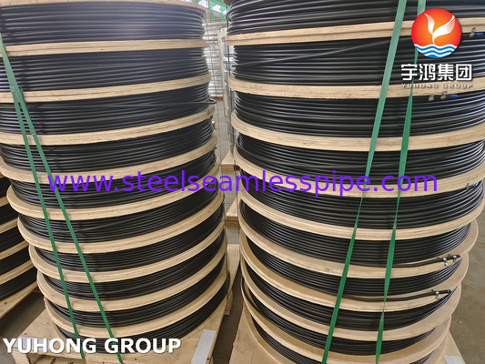 PVC Sheathed Multicore Coil Tube With Stainless Steel, Copper, Copper-Nickel Alloy Tube