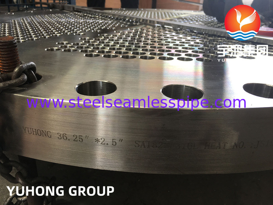 ASME SA182 F316L, 1.4404 Stainless Steel Forged Tubesheet For Heat Exchangers