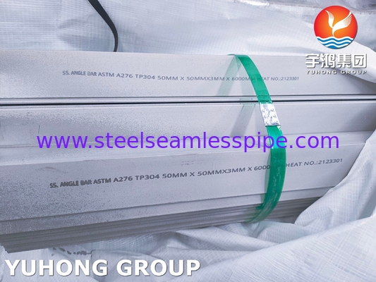 ASTM A276 Stainless Steel 304 Angle Bar 6m Length 50*50*3mm For Industrial Furnace
