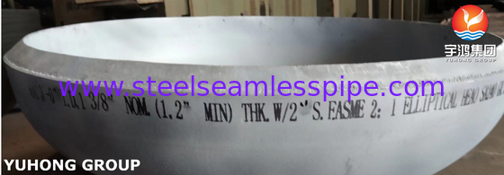 ASME SA240 321 Stainless Steel Elliptical Head Dish End For Pressure Vessel And Heat Exchanger