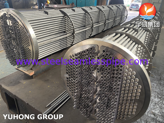 U Bend Tube Bundle , Stainless Steel U Tube Type Fuel Oil Heater
