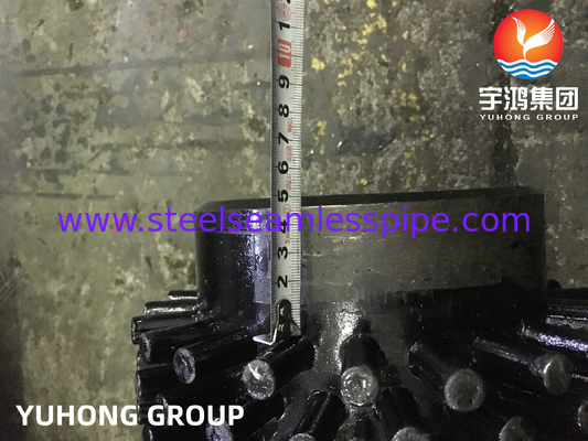 ASME SA335 P9  Alloy Steel Pipe  With 13 Cr SS410 Steam Reforming Furnace Studded Tube
