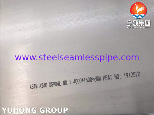 ASTM A240 Stainless Steel 904L Plate With High Resistance To Stress Corrosion Cracking