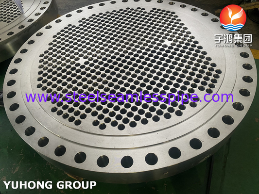 ASTM A182 Stainless Steel Baffle And Tubesheet For Heat Exchanger