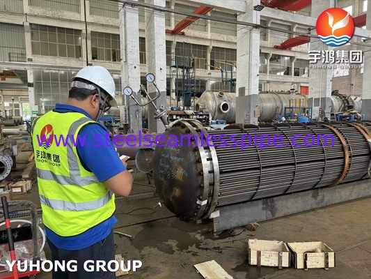 Tube Bundle ASME U STAMP D-E05C ASME SA179 Carbon Steel Seamless Tube With ASME SA266 Gr.2N Tubesheet