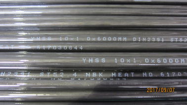 High Pressure Seamless Boiler tube DIN2391C ST52.4 NBK + Phosphating Precision Cold Drawn DNV / GL Approved