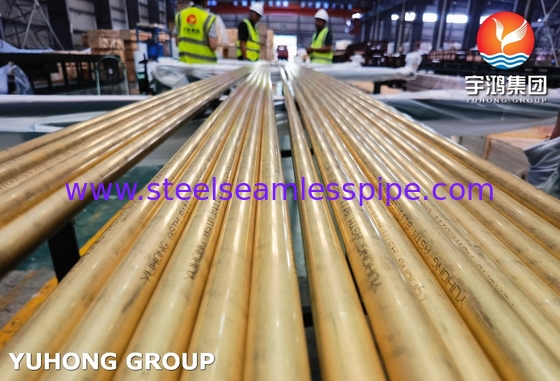 C68700 Copper Alloy Seamless Tube ASTM B111 For Heat Exchangers SGS Approved