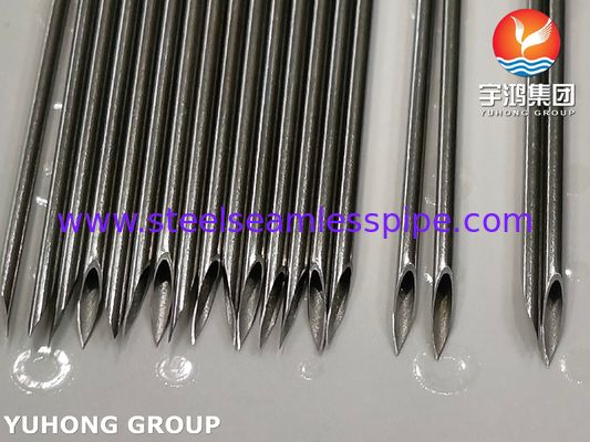 16G Stainless Steel Veterinary Needle Tube For Livestock Injection , Triple bevel Tip