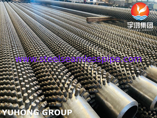 A335 Grade P5 Alloy Steel Studed Fin Tube For Furnaces