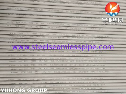 ASME SA213 TP304 Stainless Steel Seamless Tube For Boiler