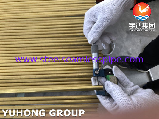 DIN 17660 CuZn20Al2 F39 Seamless Copper Alloy Tube for Heat Exchanger