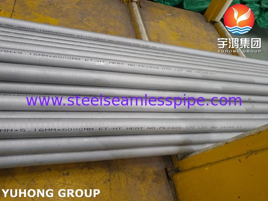ASTM B407 UNS N08810 Nickle Alloy Steel Welded Tube For Power Generation