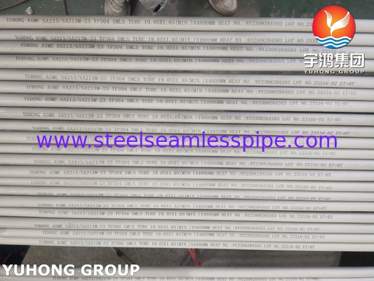 ASTM A213 TP304 Stainless Steel Seamless Tube For Heat Exchanger and Boiler