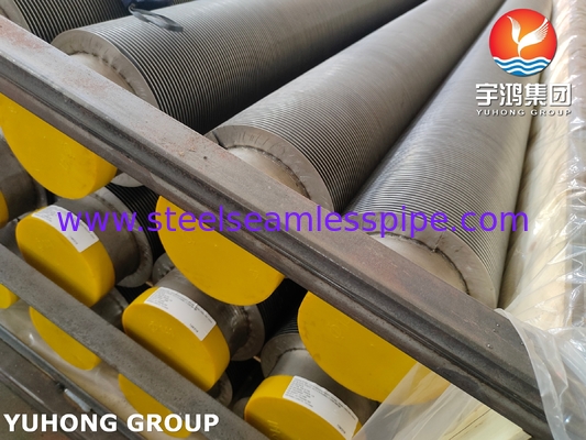 ASTM A376 TP347H HFW Solid Fin Tube For Heat Exchangers
